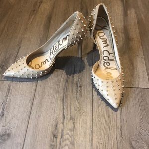 Sam Edelman Spiked Nude Heel